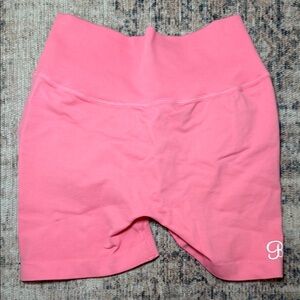 Bombshell Sportswear Pink Women’s Scrunch Shorts M